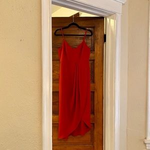 Reinette Rust Red Dress
